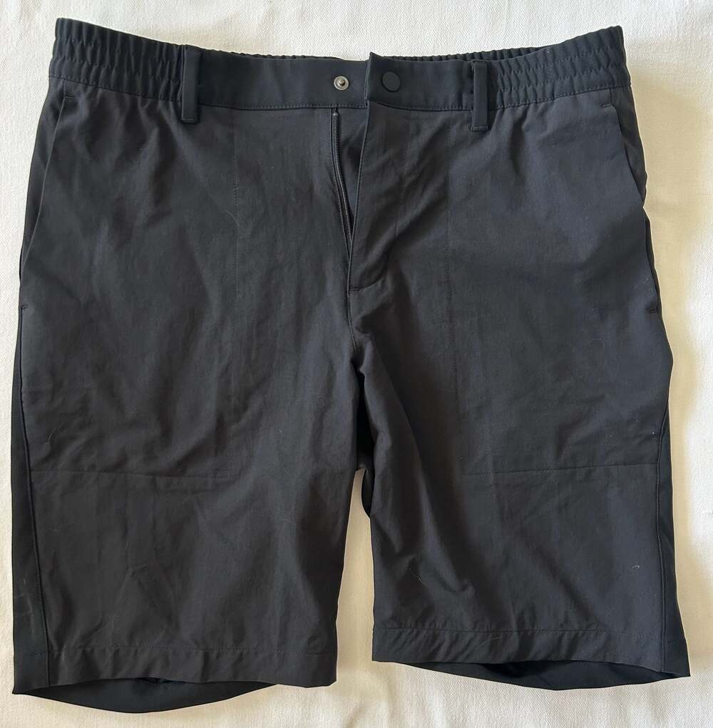 Adidas Golf Go-To Hybrid Shorts Black Men's Elastic Waist Hiking Shorts